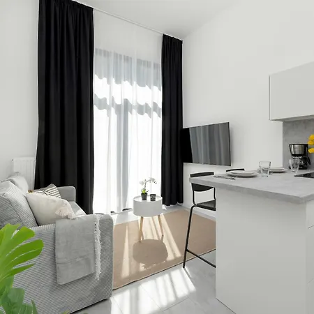公寓 Nowoczesne Typu Z Parkingiem By Renters 什切青